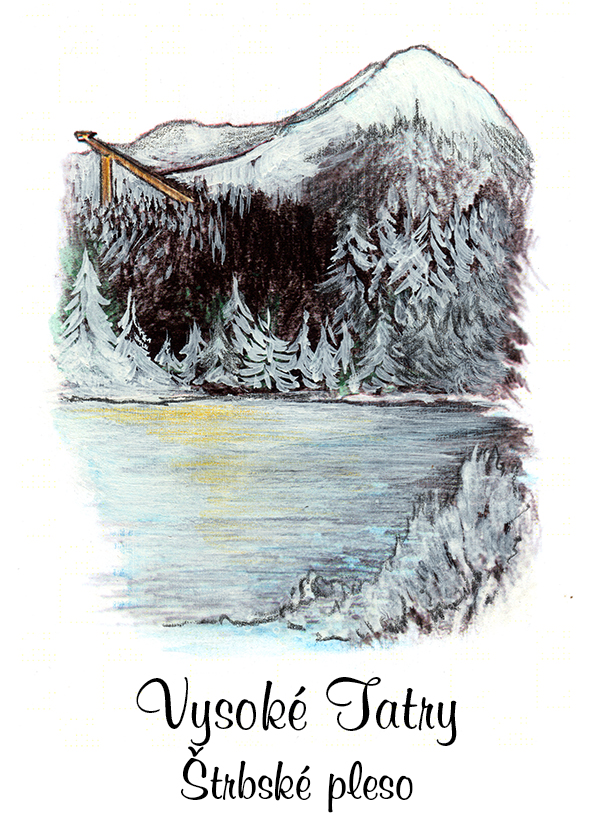 [SK-242] SK-242 / Vysoké Tatry, Štrbské pleso na výšku zima, F
