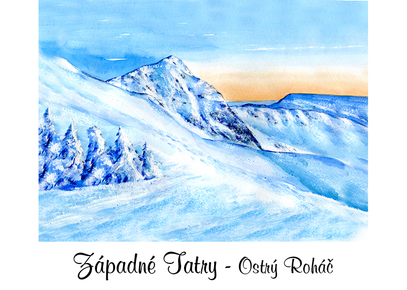 SK-304 / Západné Tatry, Ostrý Roháč zima, F