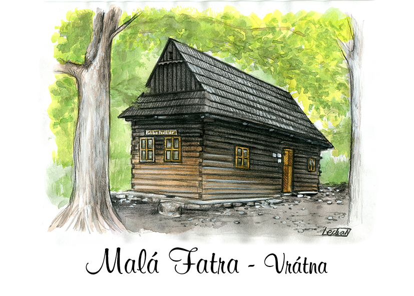 SK-410 / Malá Fatra, Vrátna, chata, F