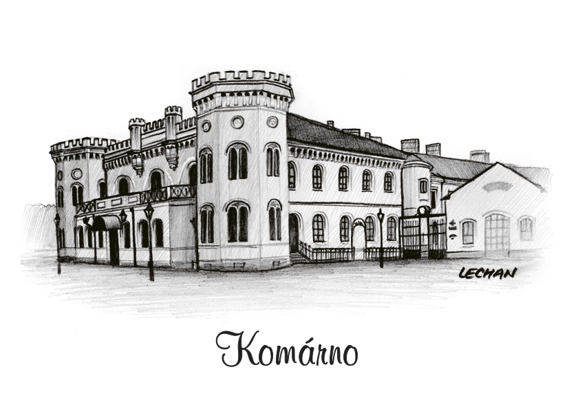 SK-541 / Komárno, Dôstojnícky pavilón, ČB