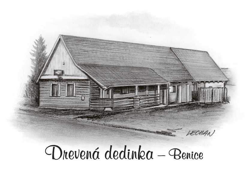 SK-546 / Benice, Drevená dedinka, ČB