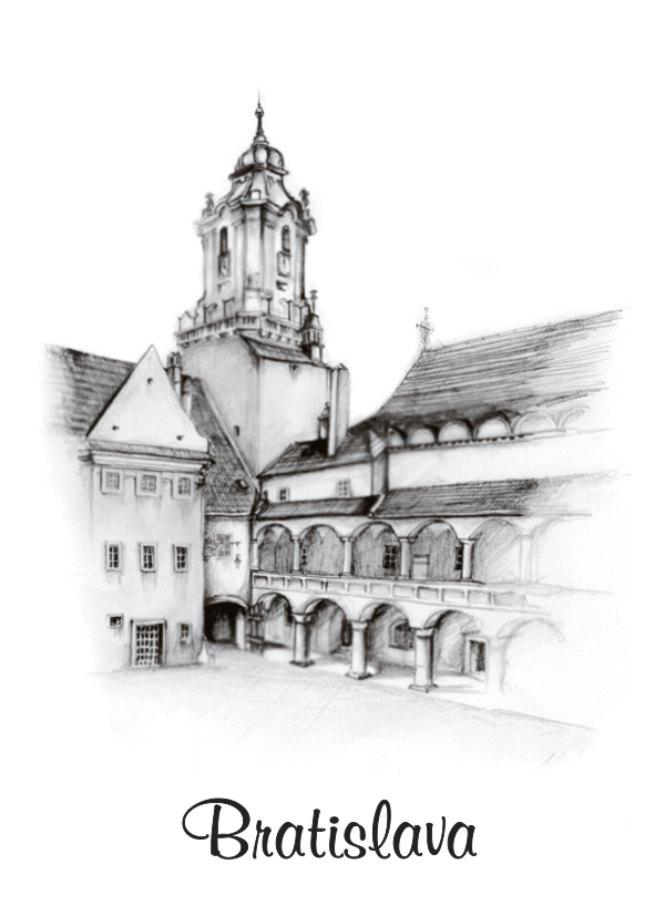 [SK-019] SK-019 / Bratislava, Stará radnica na výšku, ČB