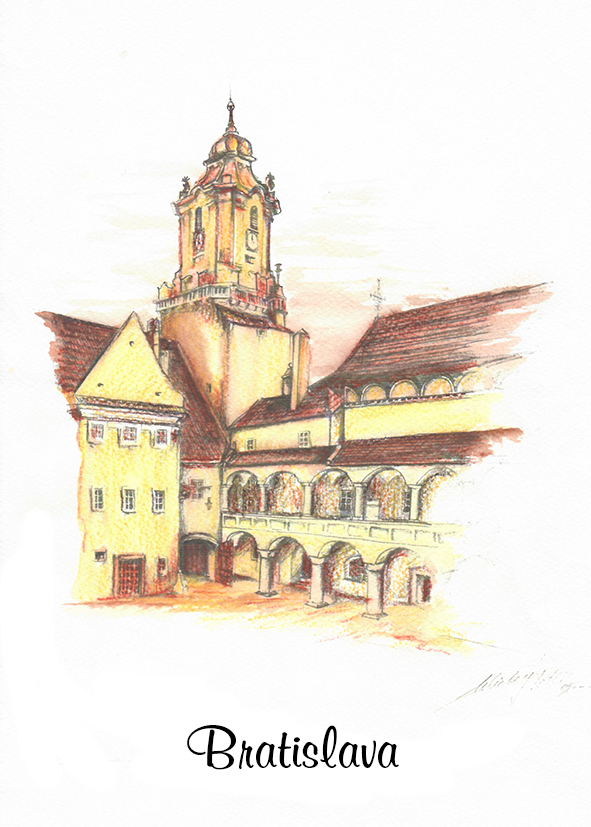 [SK-021] SK-021 / Bratislava, Stará radnica na výšku, F