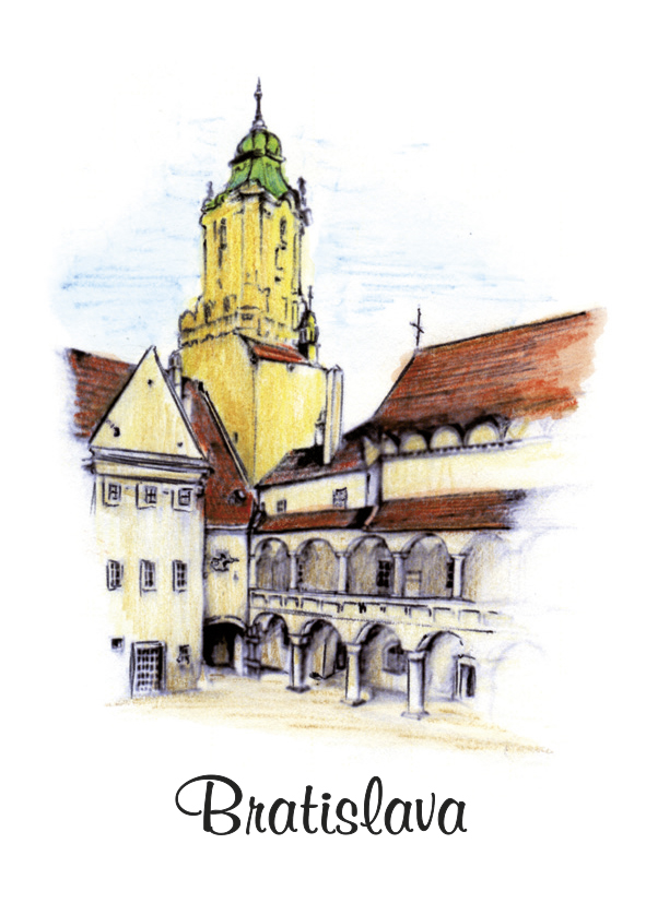[SK-022] SK-022 / Bratislava, Stará radnica na výšku, F