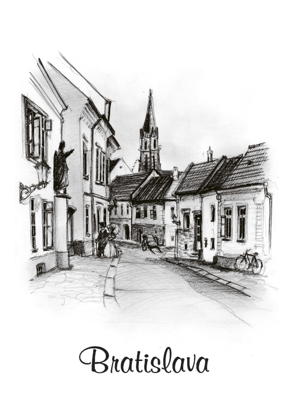 [SK-034] SK-034 / Bratislava, Kapitulská ulica, ČB