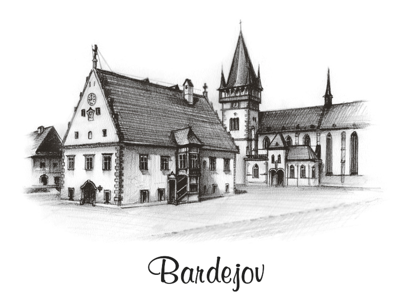 [SK-074] SK-074 / Bardejov, Námestie, ČB