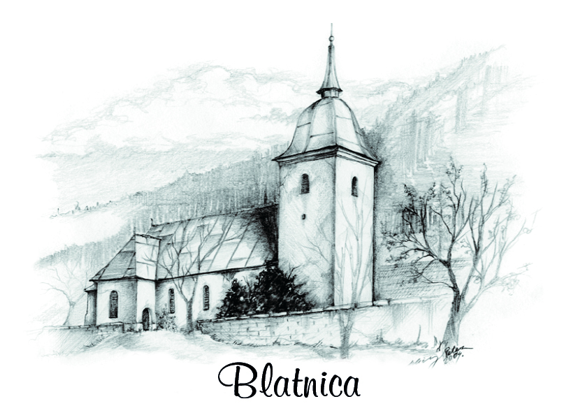 SK-097 / Blatnica, Evanjelický kostol, ČB