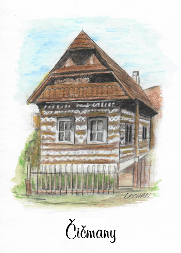 [SK-116] SK-116 / Čičmany, domček, F