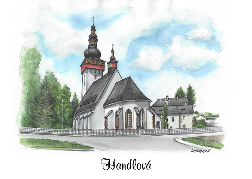 [SK-140] SK-140 / Handlová, Kostol svätej Kataríny, F