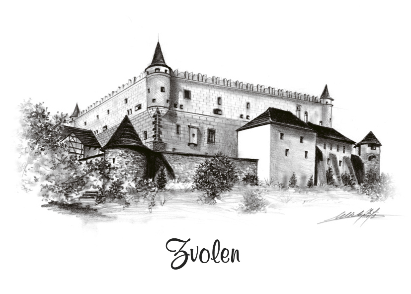 [SK-167] SK-167 / Zvolen, Zvolenský zámok, ČB
