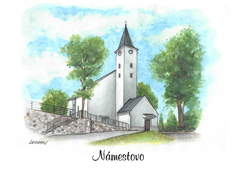 [SK-173] SK-173 / Námestovo, Kostol svätého Šimona a Júdu, F