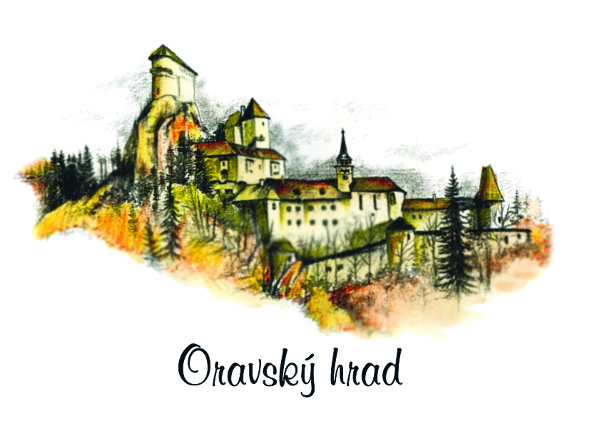 SK-180 / Oravský hrad panoráma, F