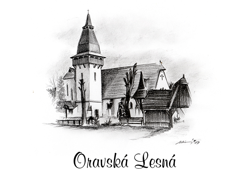 [SK-182] SK-182 / Oravská Lesná, Kostol svätej Anny, ČB