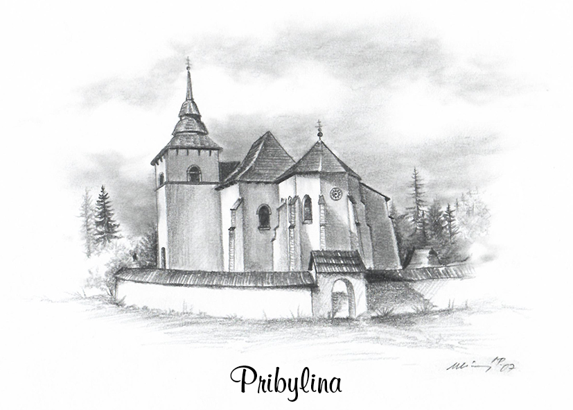 [SK-191] SK-191 / Pribylina, Kostol Narodenia Panny Márie, ČB