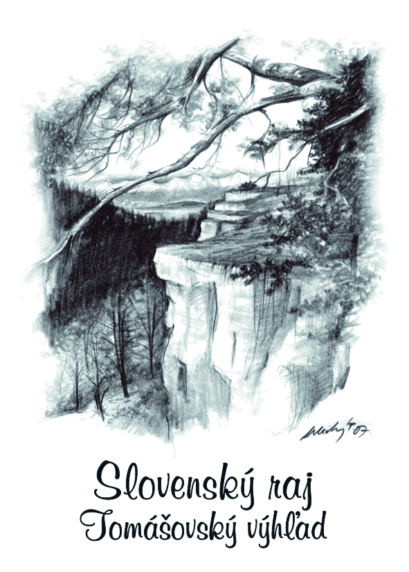 [SK-195] SK-195 / Slovenský raj, Tomášovský výhľad, ČB