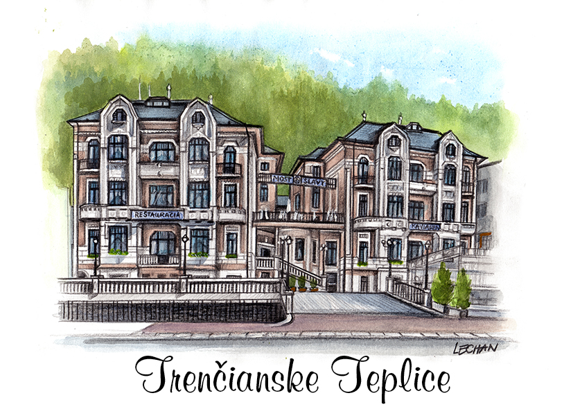 [SK-227] SK-227 / Trenčianske Teplice, Hotel Most Slávy, F