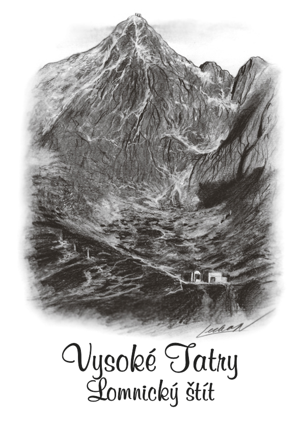 [SK-233] SK-233 / Vysoké Tatry, Lomnický štít na výšku, ČB