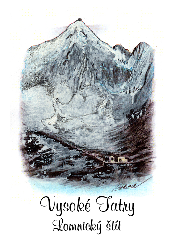 [SK-236] SK-236 / Vysoké Tatry, Lomnický štít na výšku zima, F